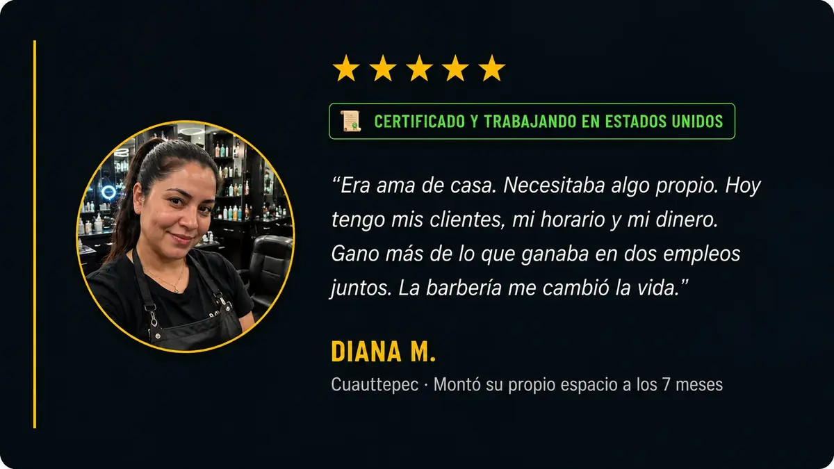 Testimonio de Diana M. — independencia económica completa