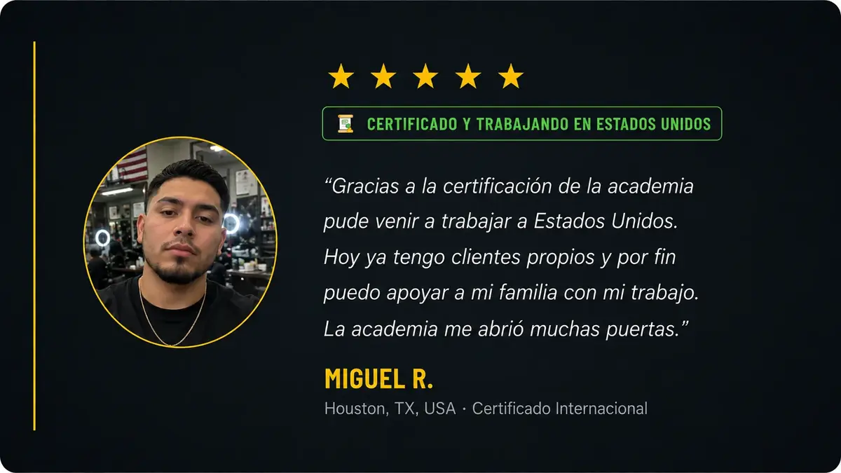 Testimonio de Miguel R. — certificado y trabajando en Estados Unidos